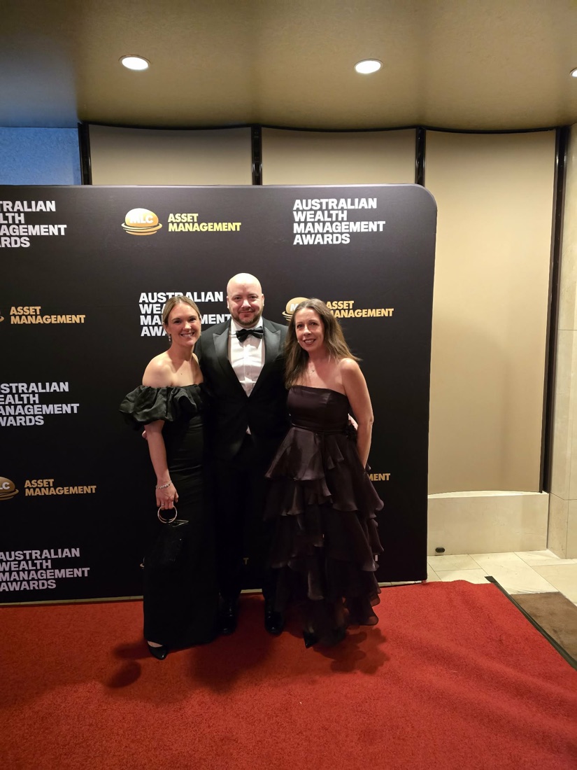 The Apex team at the Australian Wealth Management Awards