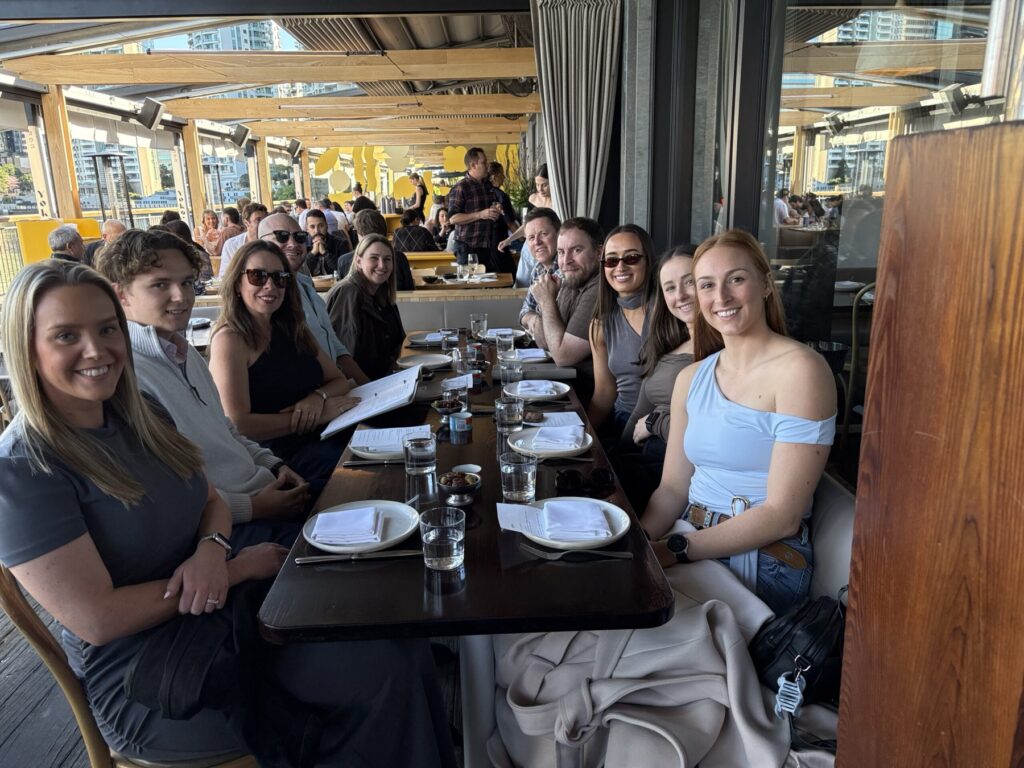 The Team out for EOFY Lunch.