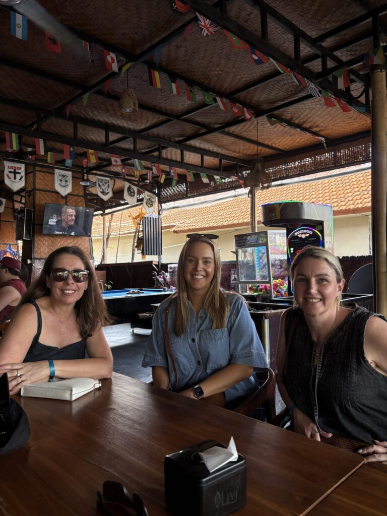 Our ladies out for lunch at our Bali conference