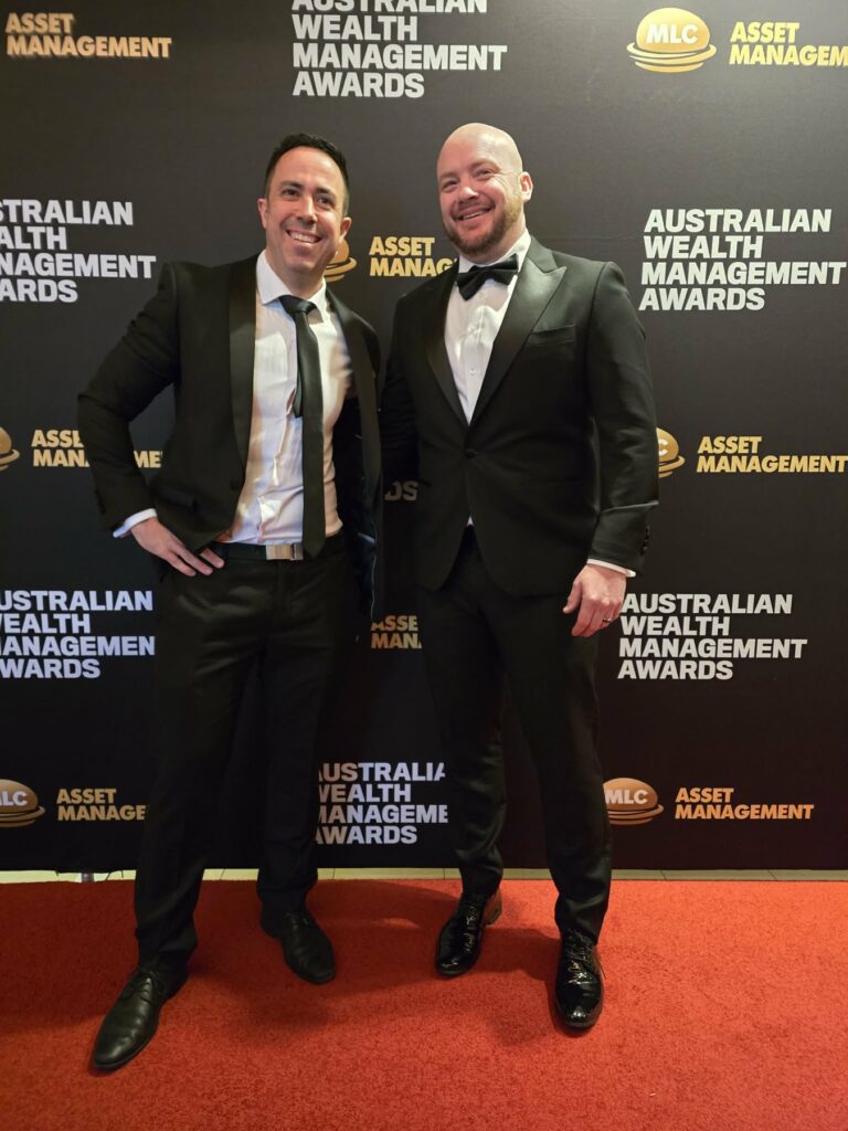 Robert & John at the 2026 Australian Wealth Management Awards