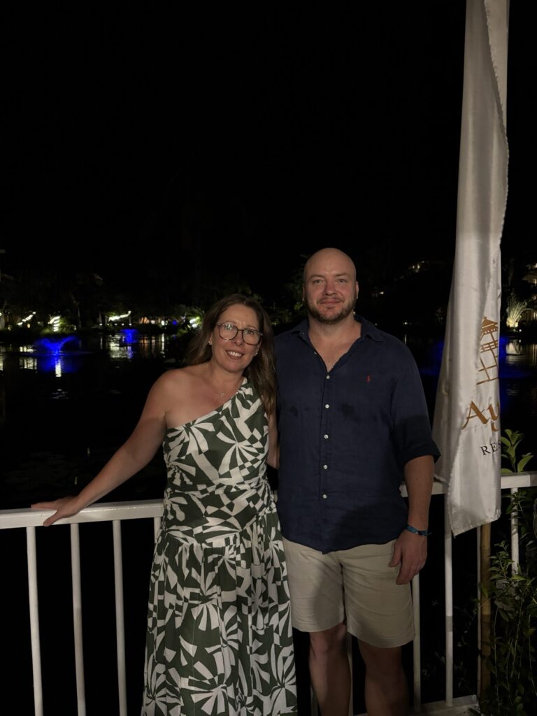 Cristina & Robert on our last night of our team conference